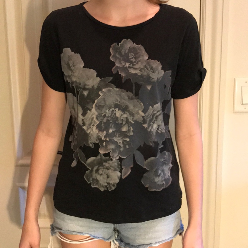 All Saints Black Tee